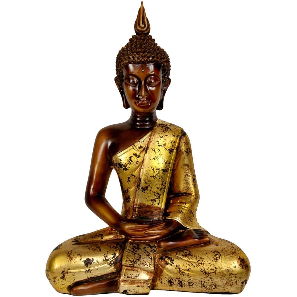 gautama buddha gold statue