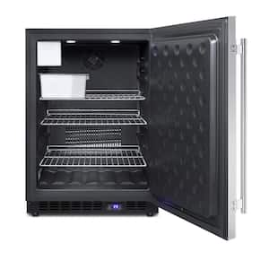 4.7 cu. ft. Frost Free Upright Freezer In Stainless Steel
