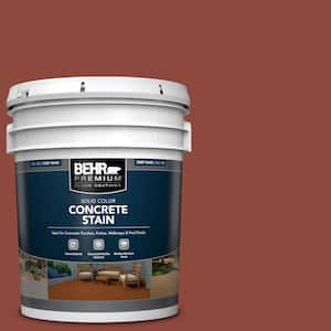 5 gal. #PFC-10 Deep Terra Cotta Solid Color Flat Interior/Exterior Concrete Stain
