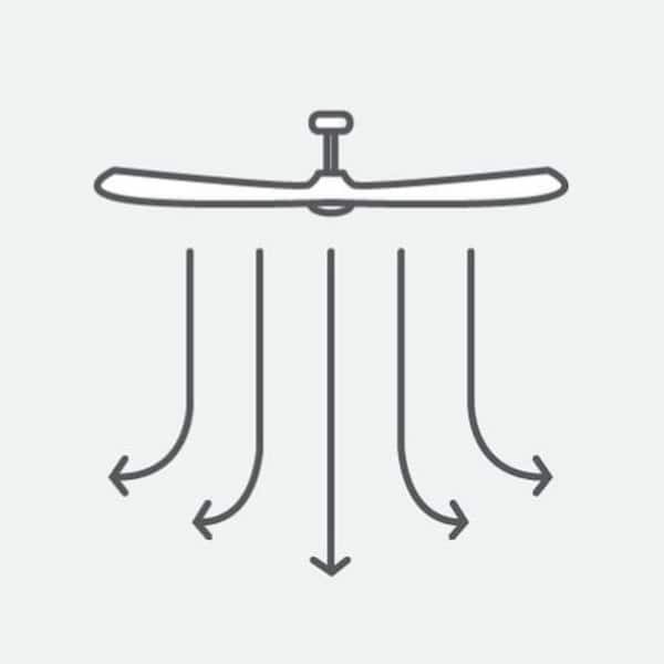 Generation Lighting - Collins Coastal 60 in. Smart Home Matte Black Wet Rated Ceiling Fan with White Black, DC Motor and Remote