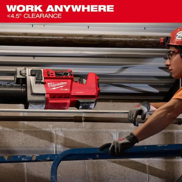 Milwaukee M18 FUEL RINGER Roll Groover For 1-1/4 in - 4 In. Sch 10