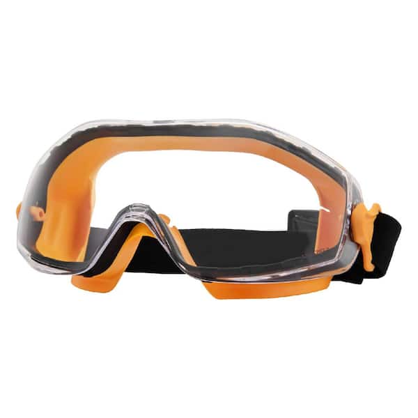 Protective Portable Safety Eye Protection Clear+Black Goggles Glasses From Dust 