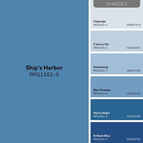 Glidden Essentials 1 gal. PPG1161-5 Ship's Harbor Eggshell
