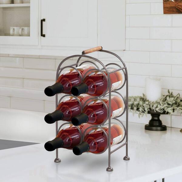 6 wine bottle discount holder