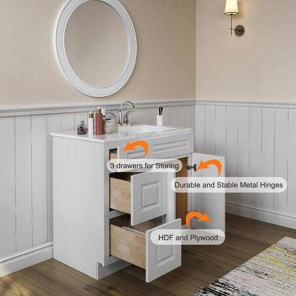 HOMEIBRO 22.5 in. W Adjustable Wood Under Sink Caddy Slide-Out Shelf with Soft Close, Light Brown Wood