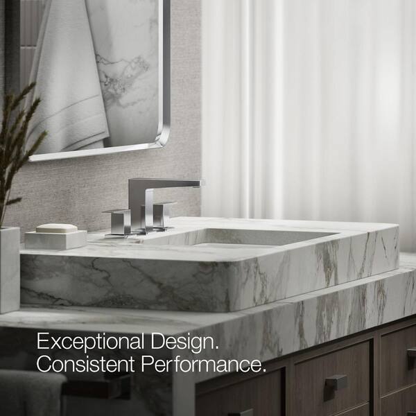 KOHLER Honesty 8 in. Widespread 2-Handle Bathroom Faucet in Polished Chrome