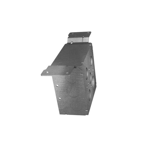 Steel City 4 in. Metallic Square Box with CV Bracket