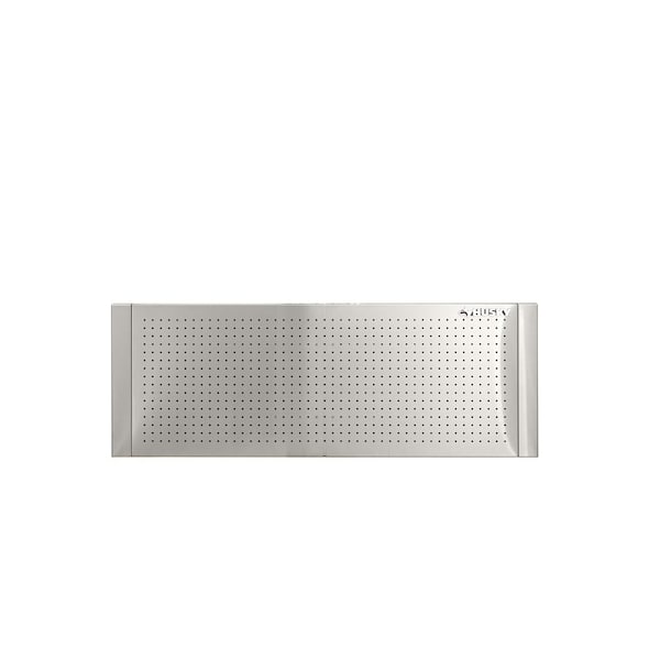 Husky 52 in. W to 72 in. W Stainless Steel Adjustable Pegboard