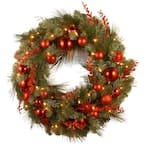 National Tree Company Decorative Collection Christmas Red Mixed 24 in ...