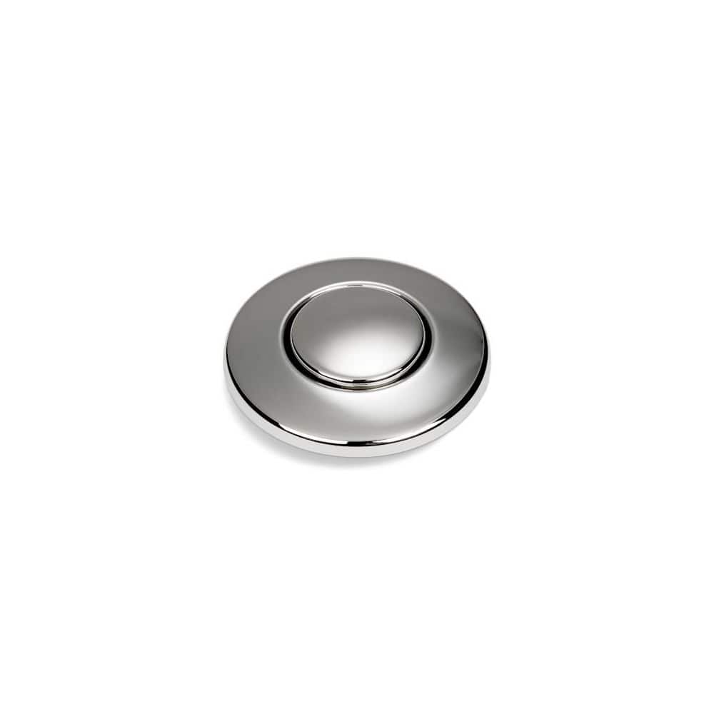InSinkErator Sink-Top Air Switch Push Button in Chrome for  Garbage Disposal