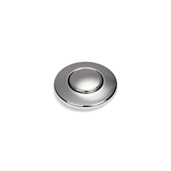 InSinkErator Sink-Top Air Switch Push Button in Chrome for InSinkErator Garbage Disposal