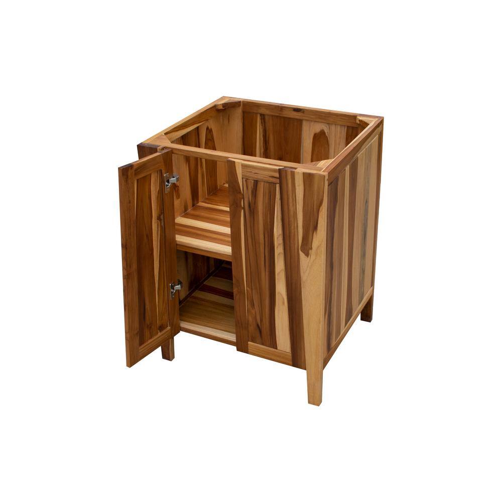 Significado 24" Unfinished Teak Wood Freestanding Vanity