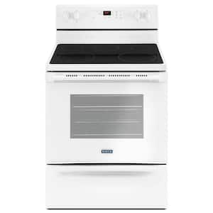 5.3 cu. ft. Electric Range with Shatter-Resistant Cooktop in White