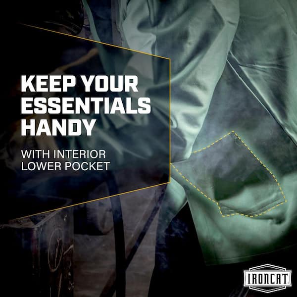 Ironcat X-Large Flame Resistant Cotton Jacket 7050/XL - The Home Depot