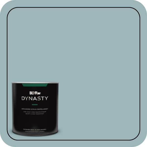 BEHR DYNASTY 1 qt. #PPU13-12 Harmonious One-Coat Hide Semi-Gloss Enamel Interior Stain-Blocking Paint and Primer