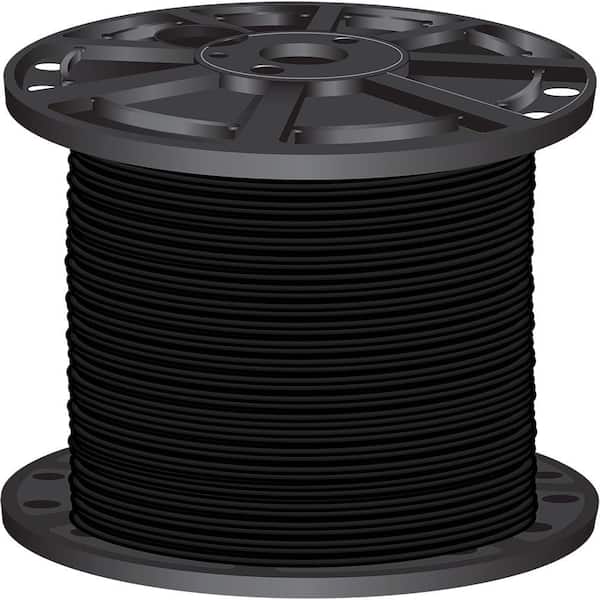 Southwire 2,500 ft. 6 Black Stranded CU SIMpull THHN Wire