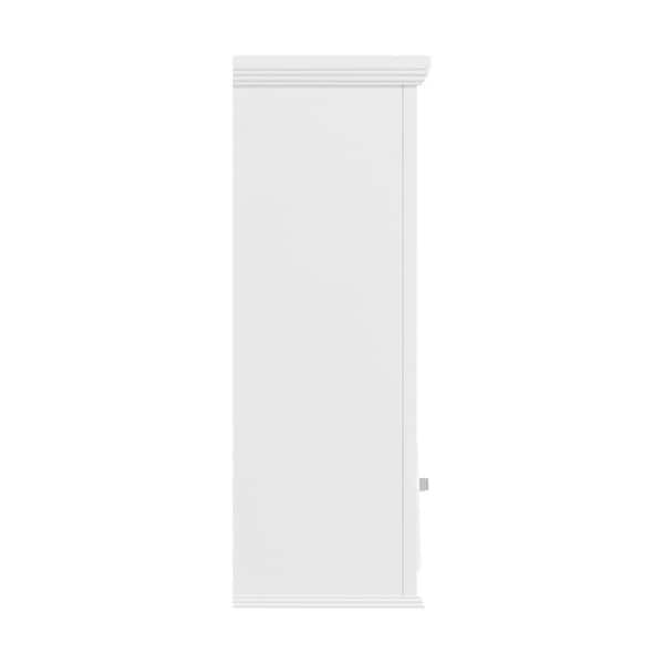 Home Decorators Collection Gillinger 24 in. W x 10 in. D x 28 in. H Bathroom  Storage Wall Cabinet in White 1906WC-24-201 - The Home Depot