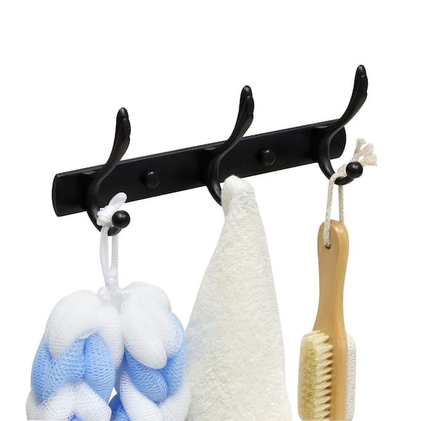 Large Triple Towel and Robe Hook in Polished Chrome