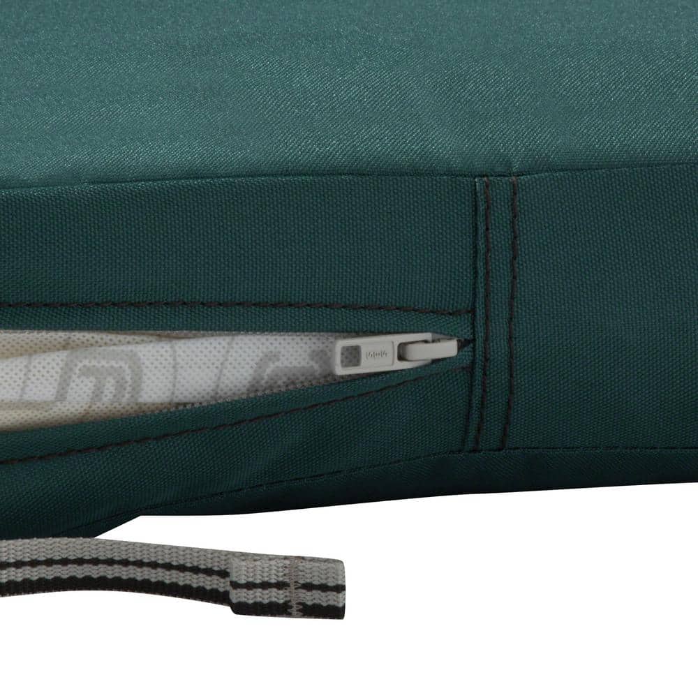 Mallard Green Polyester Outdoor Bench Cushion Cover