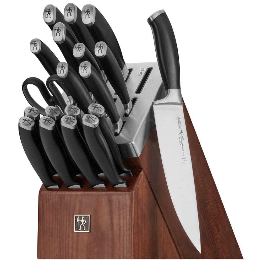 Henckels Elan 20-Piece Stainless Steel Self-Sharpening Block Set