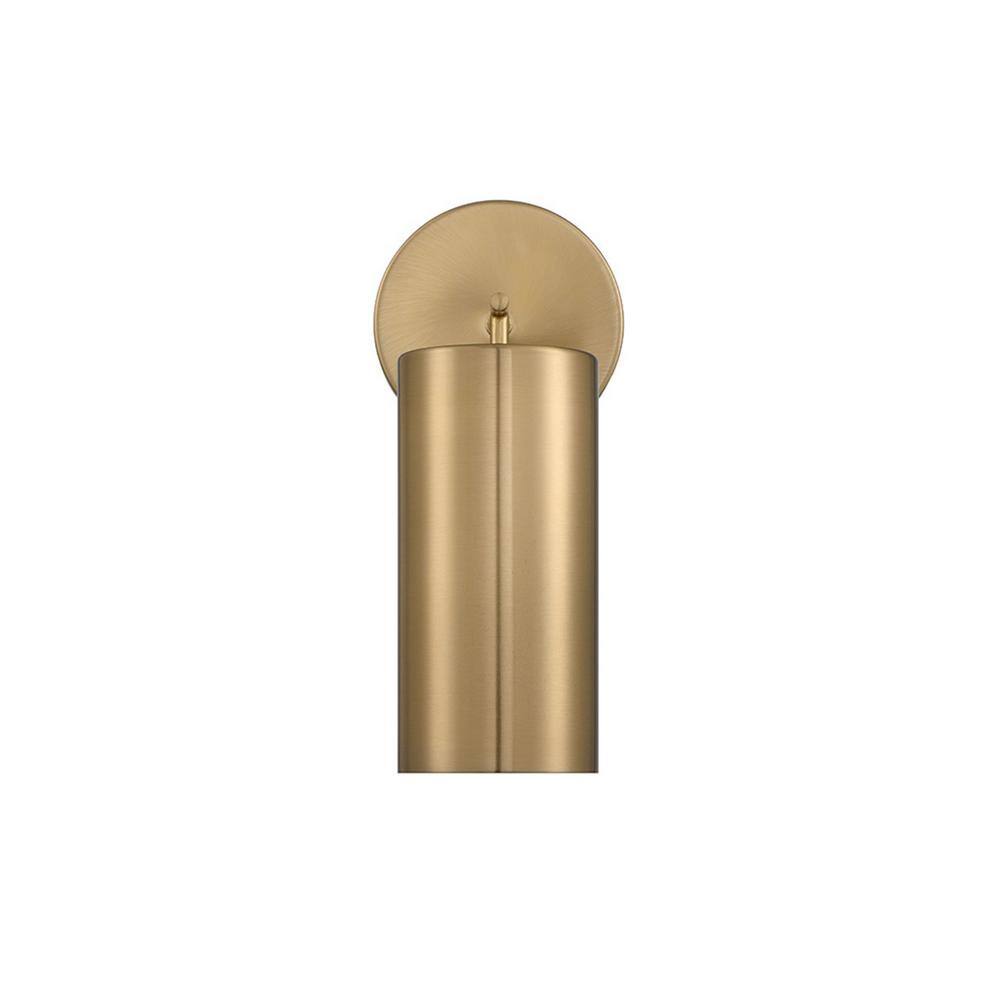 Noble Brass Dimmable Metal Cylinder Wall Sconce