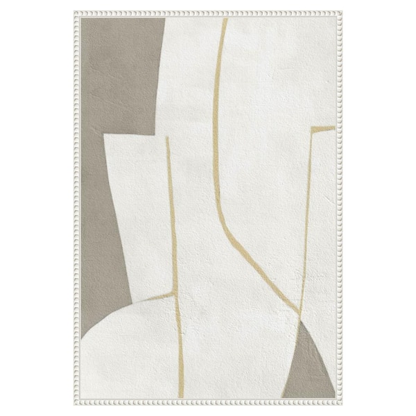 Amanti Art "Ancestry #7" by Annike Limborco 1-Piece Floater Frame Giclee Abstract Canvas Art Print 33 in. x 23 in.
