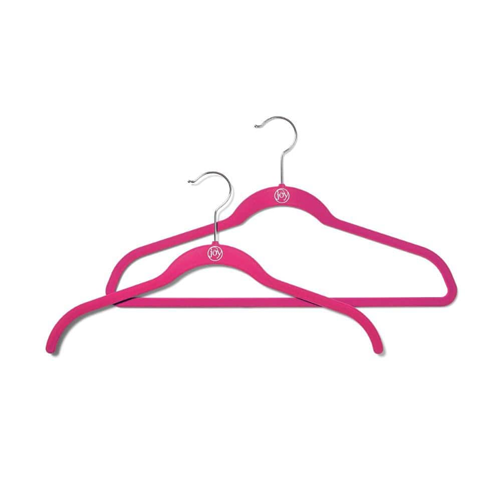 Joy Mangano Pink Velvet Hangers 24-pack Jhr016600