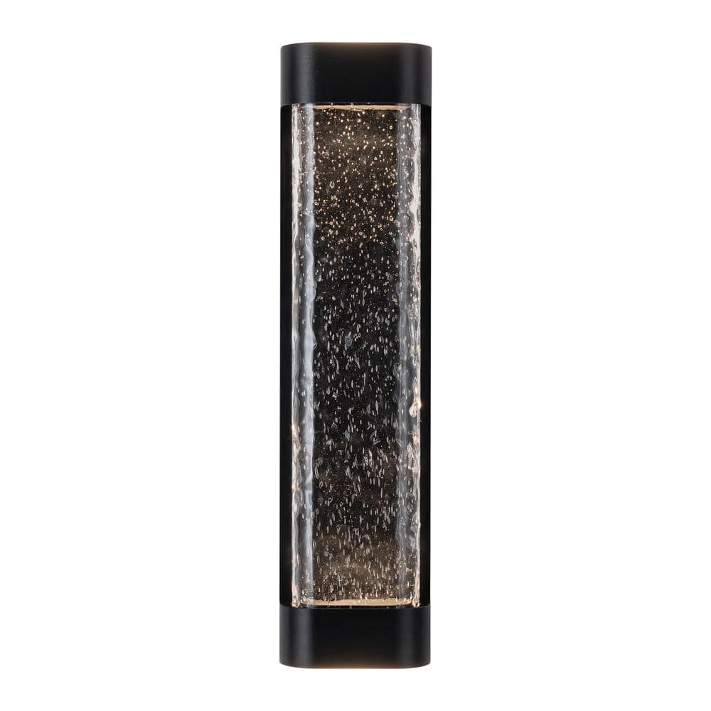 Moondew 24-in 1-Light 31-Watt Black Integrated LED Exterior Wall Sconce price history on PriceWatchPro