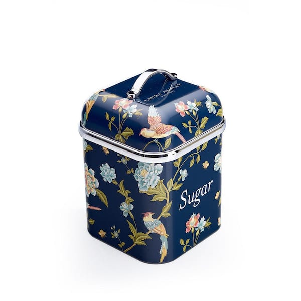 Laura Ashley VQ-3-Pieces Stainless Steel Canister Set