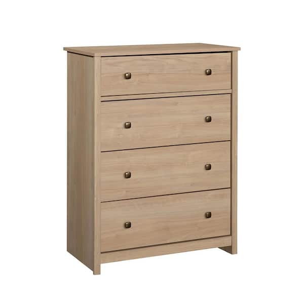 SAUDER River Ranch 32 in. Harvest Walnut Finish 4-Drawer Chest of
