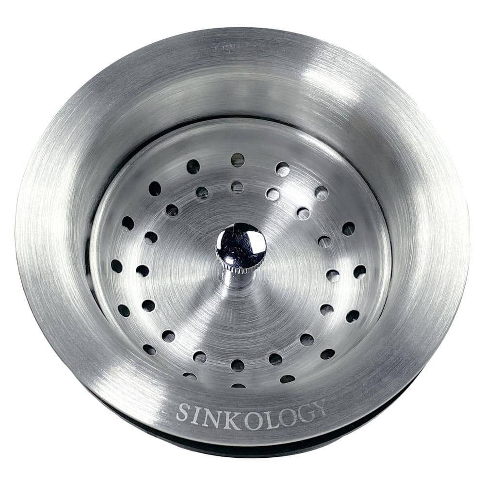SinkSense 3.5 in. Basket Strainer Drain with Post Style Basket in Stainless Steel price history on PriceWatchPro