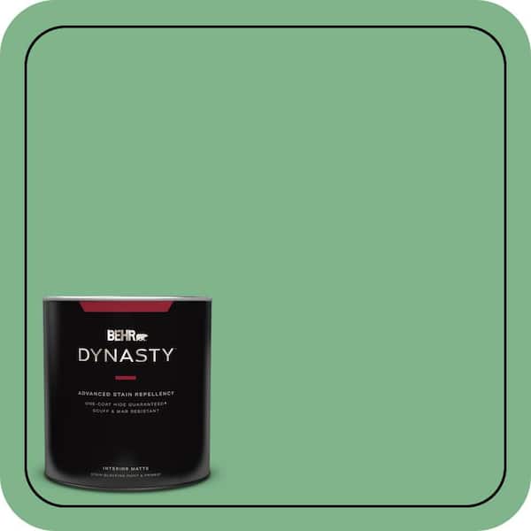 BEHR DYNASTY 1 qt. #460D-5 Tree Fern Matte Interior Stain-Blocking Paint and Primer