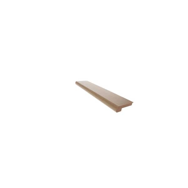 ROPPE Stair Nose Oak Blanca. 74 in. T x 2.75 in. W x 78 in. L Matte Solid Hardwood Trim