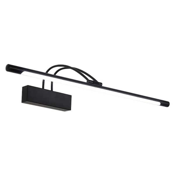 aiwen Modern 32 in. 1-Light 15-Watt Black LED Vanity Light