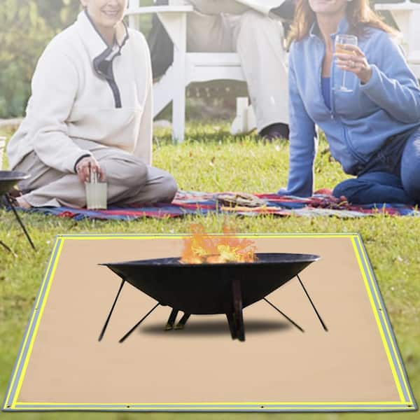 Firepot Mat - Fireproof Stove Barbecue Mat Blanket For Wooden Deck