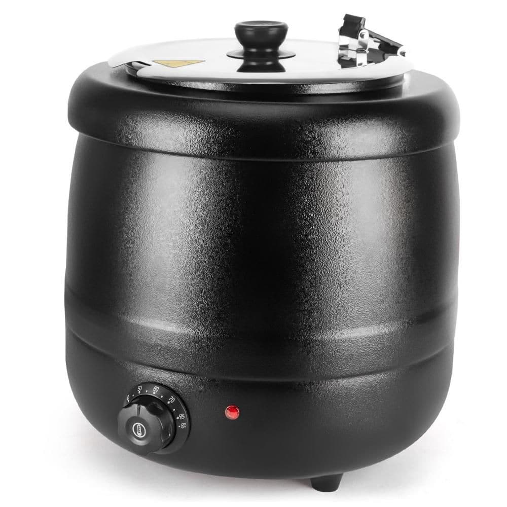 10.5 qt. Soup Warmer with Stainless Steel Hinged Lid and Detachable Insert Pot, Electric Soup Pot, Black price history on PriceWatchPro