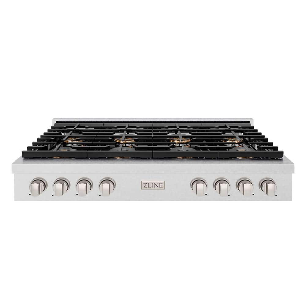 48 in. Paramount Gas Rangetop with 8 Burner DuoPro Cooktop in Satin Stainless Steel