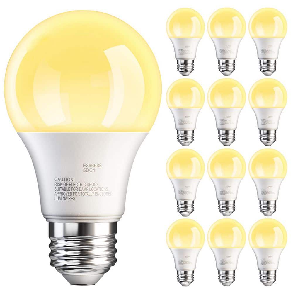 60-Watt Equivalent A19 Light Bulb Shape E26 Medium Base Non-Dimmable LED Light Bulb E26 base 2700K Soft White (12-Pack) price history on PriceWatchPro