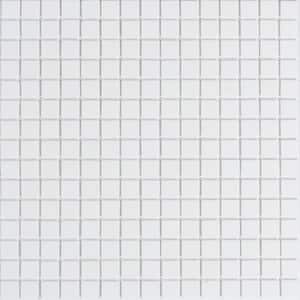 Dune Glossy Off-White 12 in. x 12 in. Glass Mosaic Wall and Floor Tile (20 sq. ft./case) (20-pack)