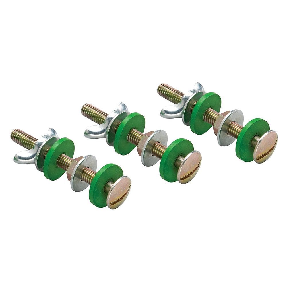 Green and Gray Adjustable High Performance Toilet Flush Valve Kit