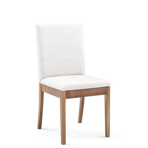 Herval Almond Oak/Light Beige Upholstery Dining Chair (Set of 2)