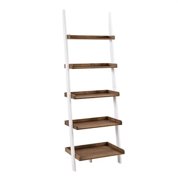 Convenience Concepts American Heritage 72 in. Driftwood/White Wood