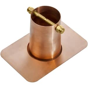 Pure Copper Gutter Adapter Kit With Brass Bolt