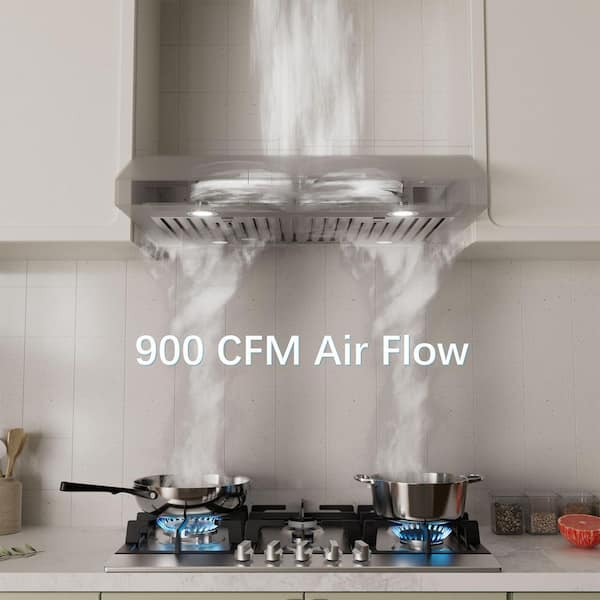 VIKIO 36 in. 900 CFM Ducted Under Cabinet Range Hood in