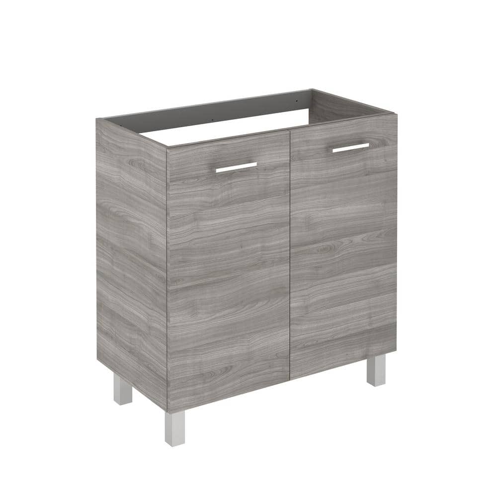 WS Bath Collections Logic 31.5 in. W x 18.0 in. D x 32.5 in. H Bath Vanity Cabinet Only in Sandy Grey -  Logic80SGBase