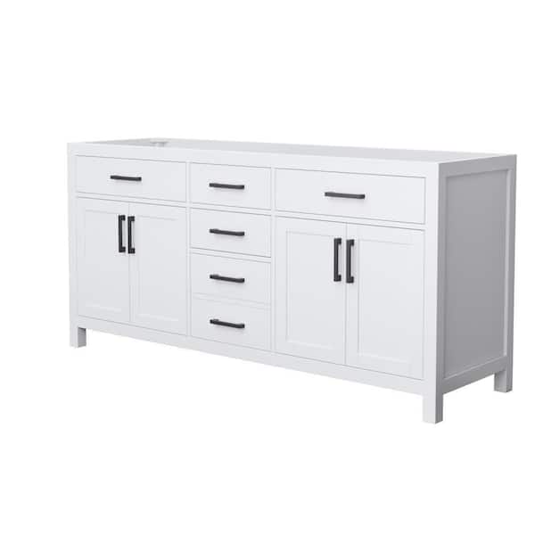 Beckett 71 in. Bath Vanity Cabinet without Top in White