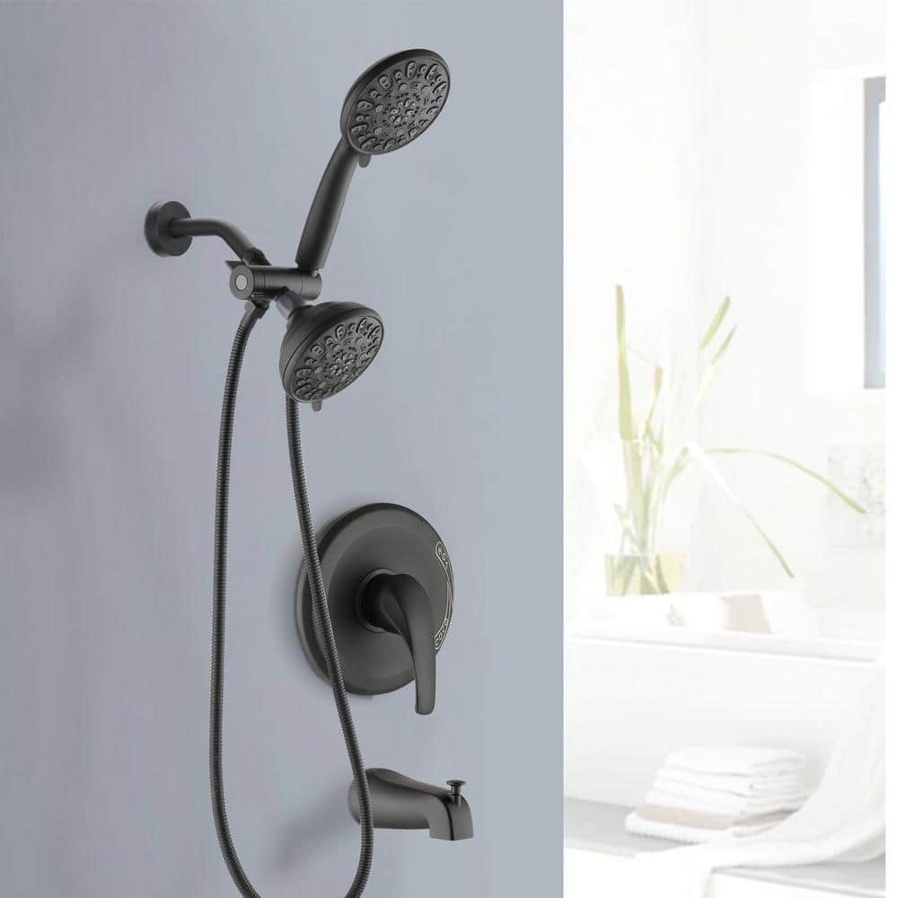 Single Handle 7-Spray Patterns Shower Faucet 1.8 GPM with High Pressure and