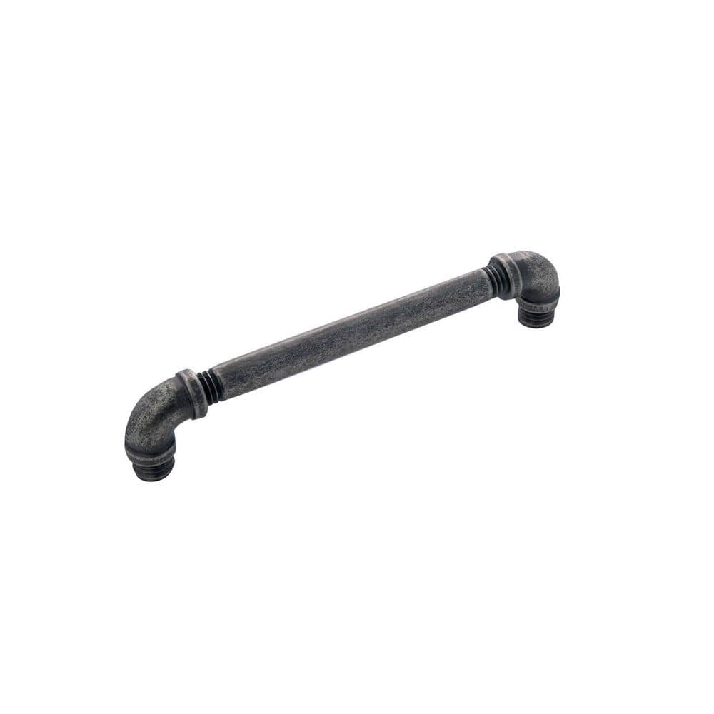 Pipeline Collection Pull 6-5/16 in. (160 mm) Center to Center Black Nickel Vibed Bar Cabinet Pull (5 Pack) price history on PriceWatchPro
