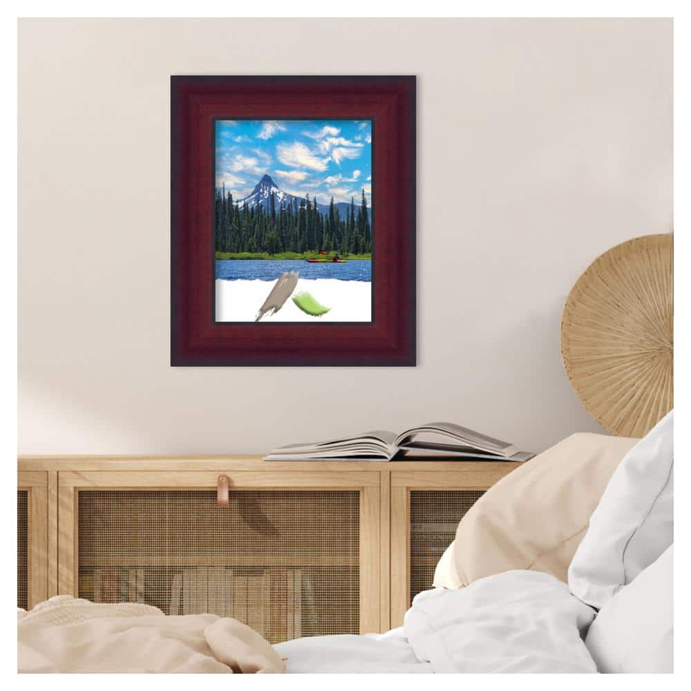 Classic Black and Cherry Wood 11x14 Wall Picture Frame