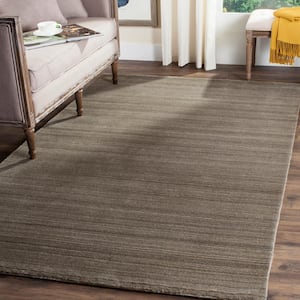 Himalaya Pewter 6 ft. x 9 ft. Solid Area Rug